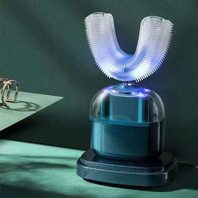 Fully Automatic U Shaped Electric Toothbrush Silicone